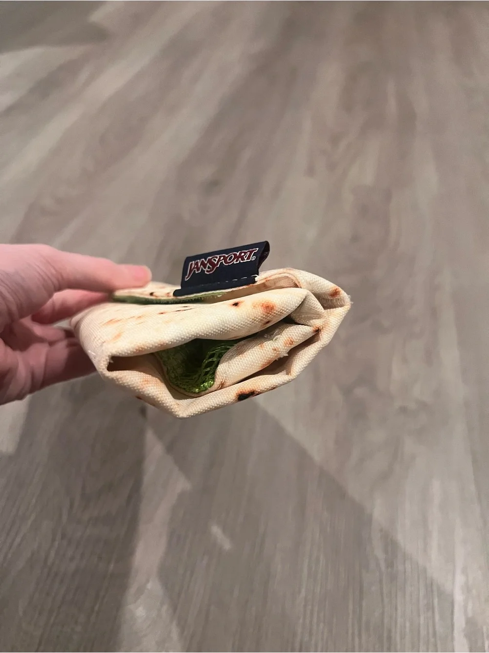 Jansport Beige Tortilla Print Pencil Case Roll
